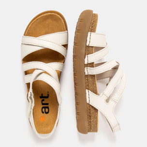 Sandalias 1714 MULTI CREAM /RHODES color Cream