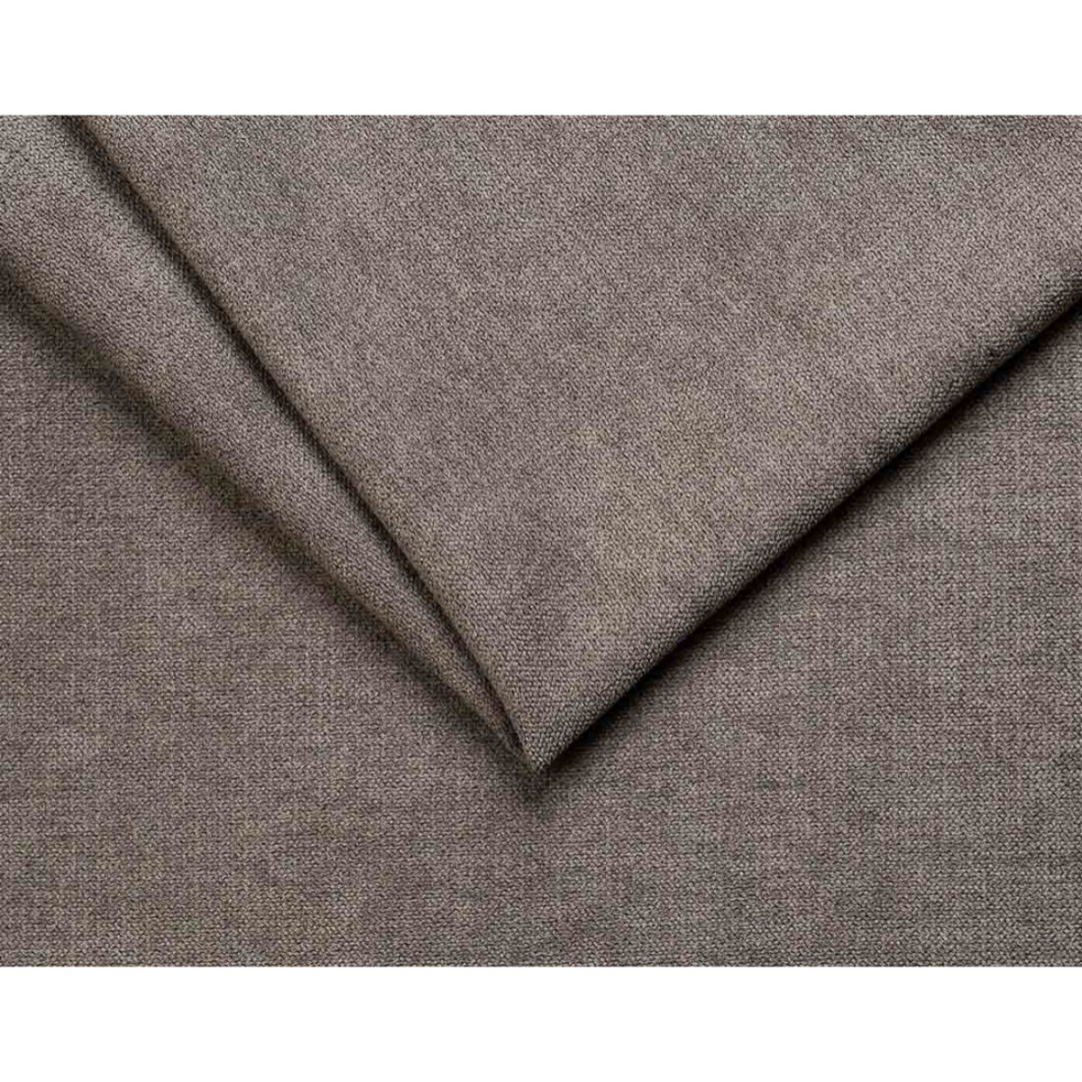 Julia - canapé 3 places convertible couchage quotidien matelas 18 cm en tissu - Gris