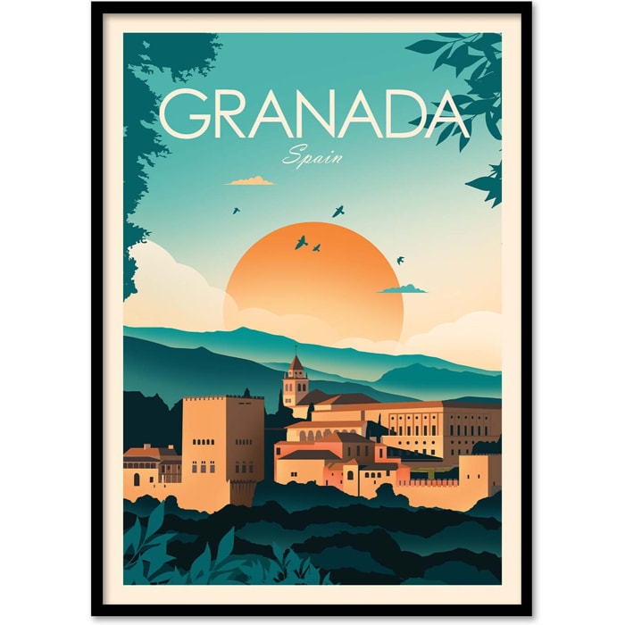 Affiche - Granada Spain - Studio Inception