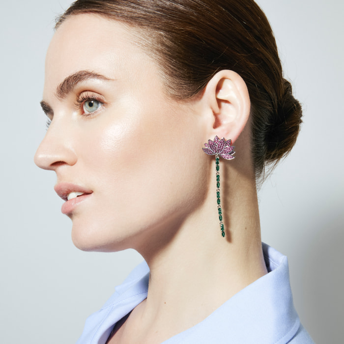 Pendientes Likme acabado plata