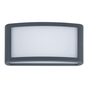 Forlight Zenitha aplique exterior negro con led blanco cálido 3000K
