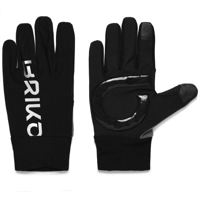 Briko - Guanti, Uomo Donna, Nero - New Ghisallo