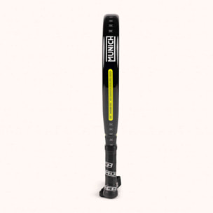 MUNICH VELOCITY X Pala de pádel de alto rendimiento con acabado rugoso y fibra de carbono 18K