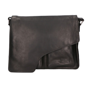 Borsa a mano unisex In Vera pelle Made in India 37x27x12 cm