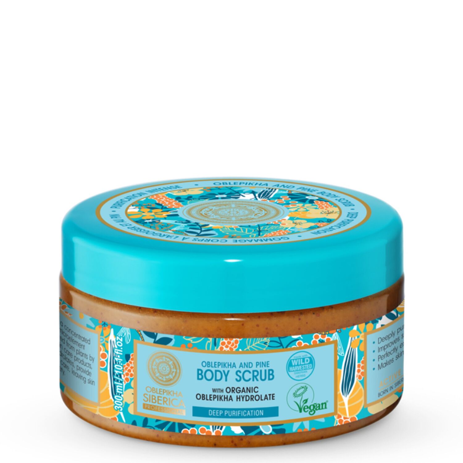 OBLEPIKHA - Crème de Gommage à l'Argousier pour le Corps  300ml