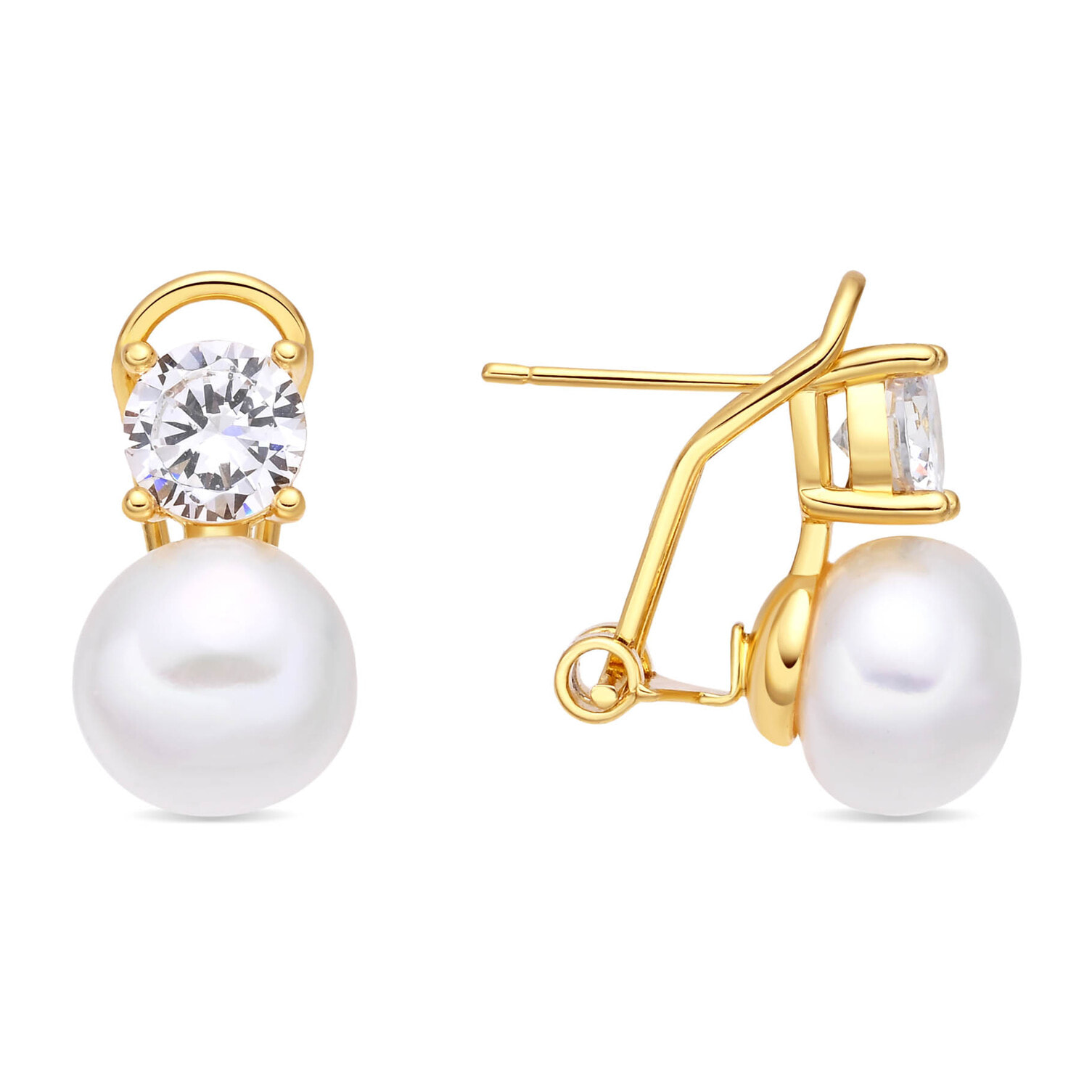 Pendientes Rokay acabado oro amarillo 18k