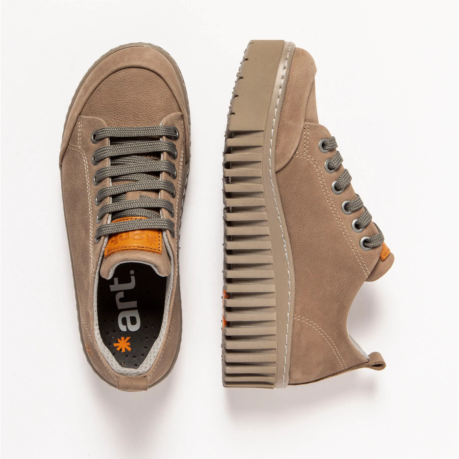 Zapatos 1535 NOBUCK TAUPE/BRIGHTON color Taupe