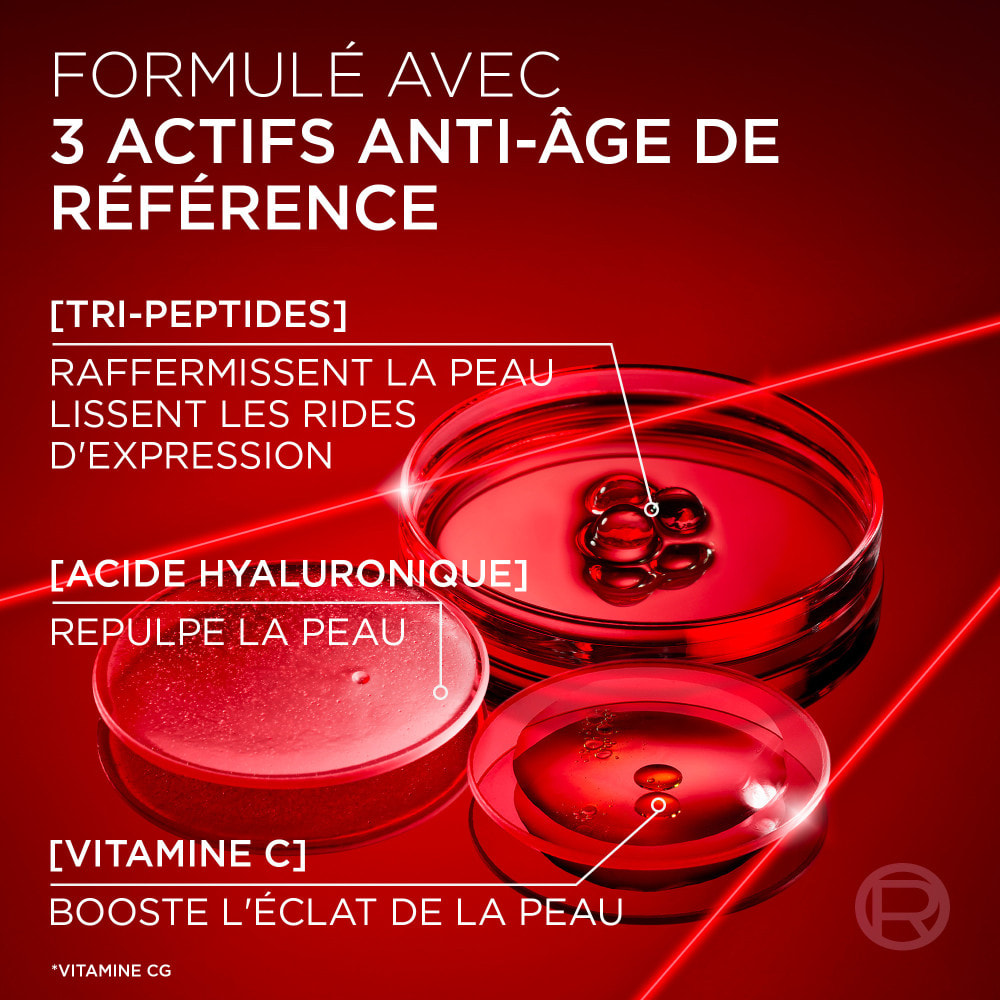 L'Oréal Paris Routine Soin Revitalift Laser Soin Anti-âge 50ml + L'Oréal Paris Revitalift Laser Sérum Correcteur Anti-Âge Tri-Pe