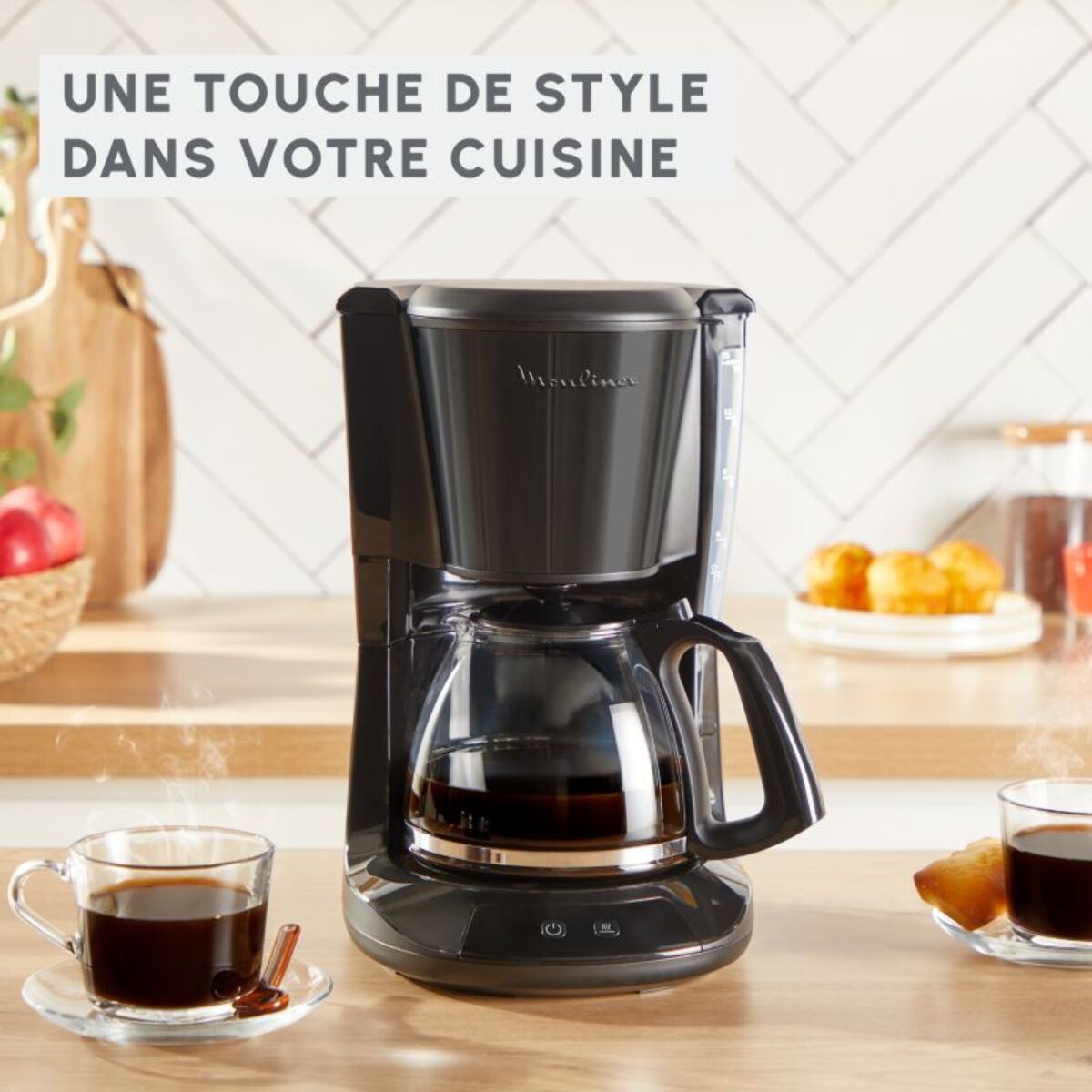 Cafetière MOULINEX FG5S08E0 Subito Noir