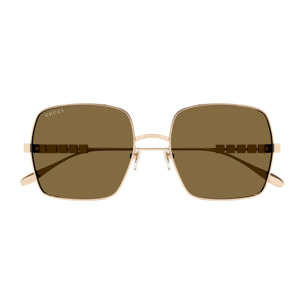 Gafas de Sol Gucci GG1434S-002 de Metal Mujer 57 mm