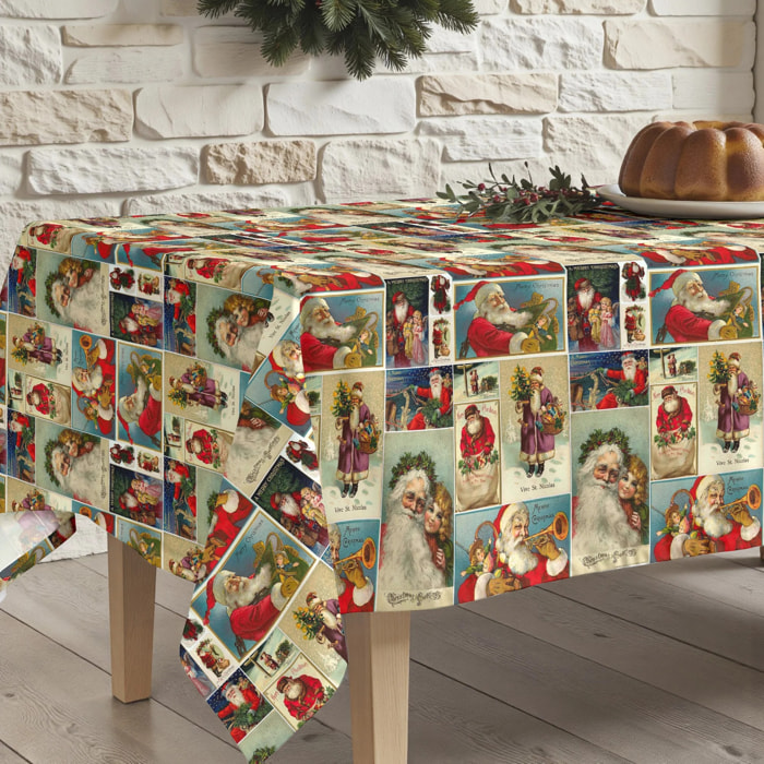 Nappe en résine Anti-tâches Navidad Vintage 5