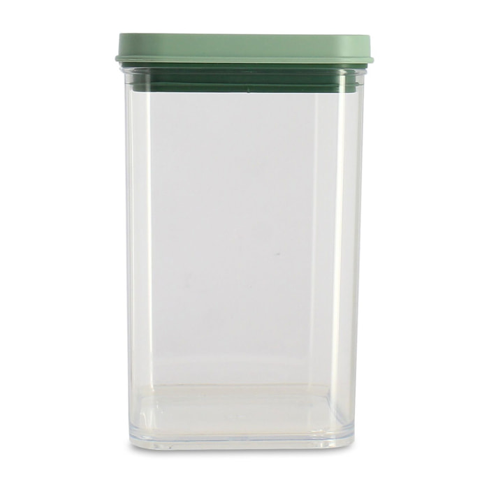 Boite hermétique 1000ml en plastique avec couvercle vert
