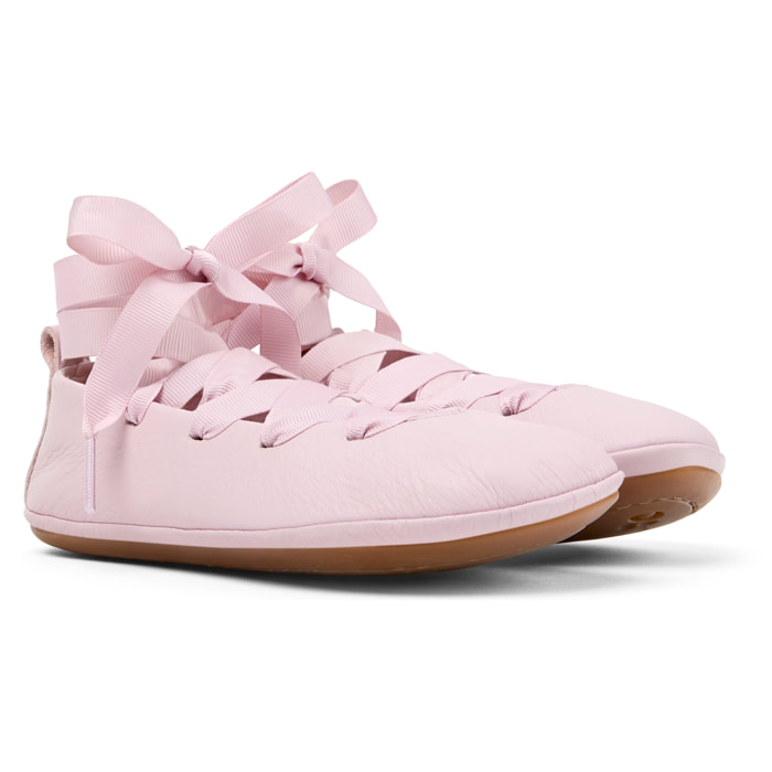 Ballerini - CAMPER Right Kids - Rosa - Pelle liscia