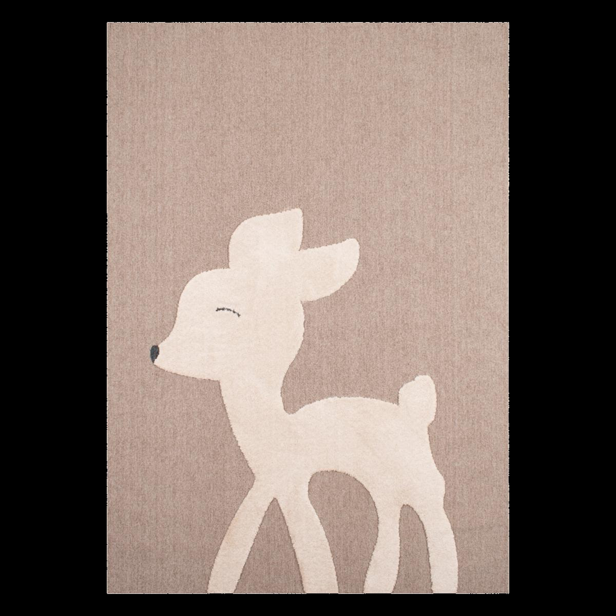 Tapis enfant tissé motif animaux BIVI