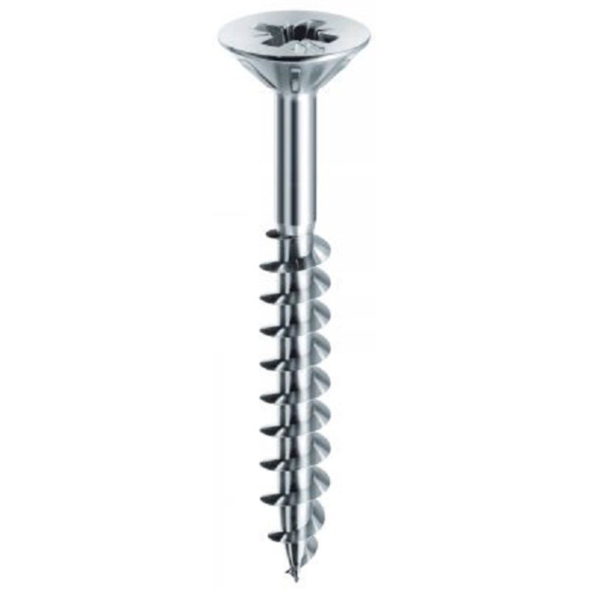 Vis à bois MUSTAD Panelvit - Pozidriv - Ø4x60 mm - Filetage partiel fraisante - Boite de 200 - PFACZP400600C8C