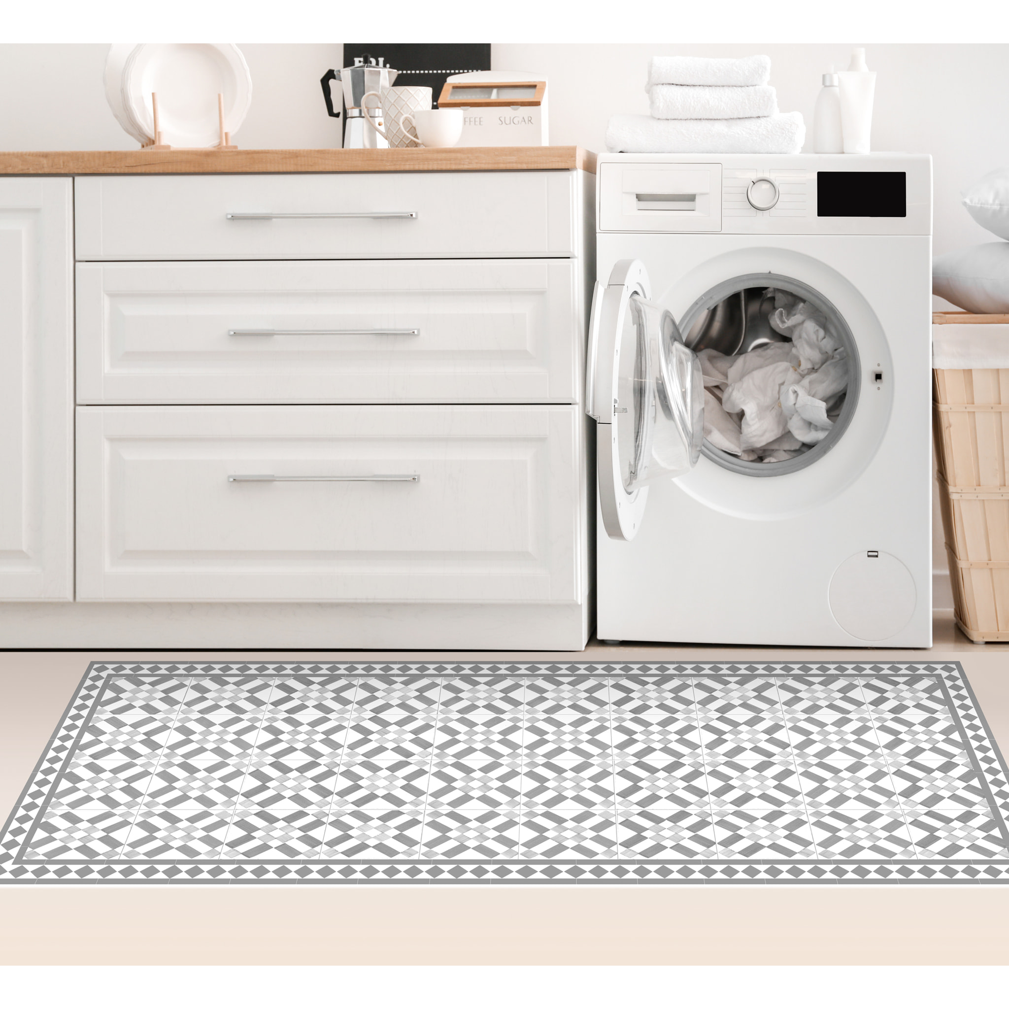 Alfombras vinílicas de Ceramiko - Atenas Gris