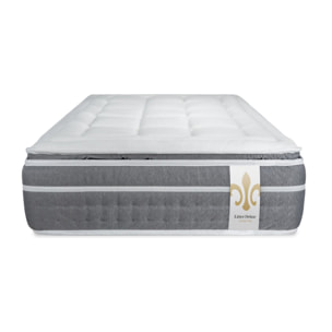 Matelas Trente PLUS - 30cm - Ressorts ensachés et mémoire de forme - Effet nuage avec surmatelas intégré - Soutien Equilibré