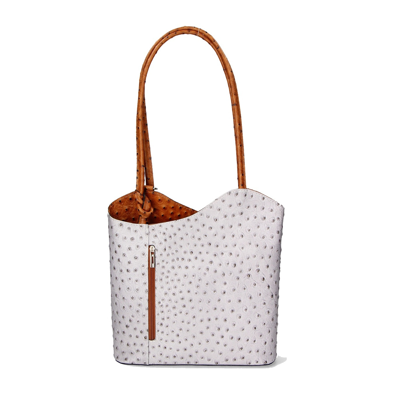 Zaino da donna in vera pelle - Modello Charlotte - 28.0 x 25.0 x 9.0 cm