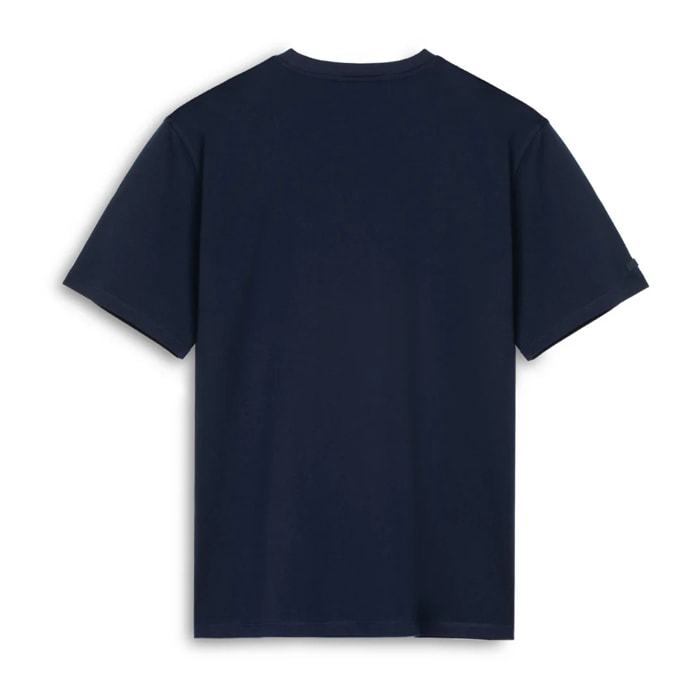 Camiseta Hombre Basic Azul Marino