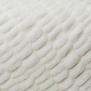 Plaid - HOME DECO FACTORY - Luxury - Imitation Fourrure - Blanc