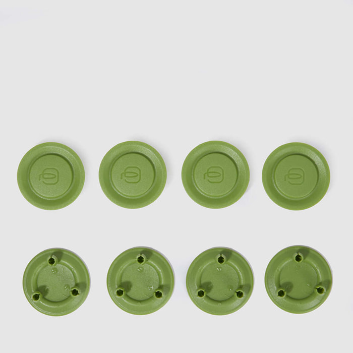 Piquadro Set di 8 copriruota in colori assortiti