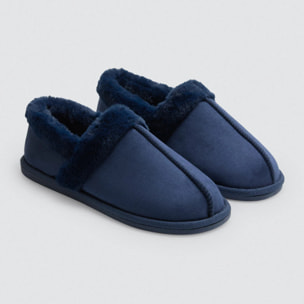Pantofole chiuse con pelliccia