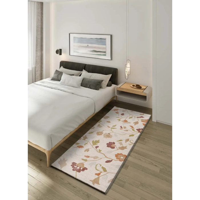 TAMARIS Alfombra motivos florales de pelo corto multicolor, varias medidas disponibles.