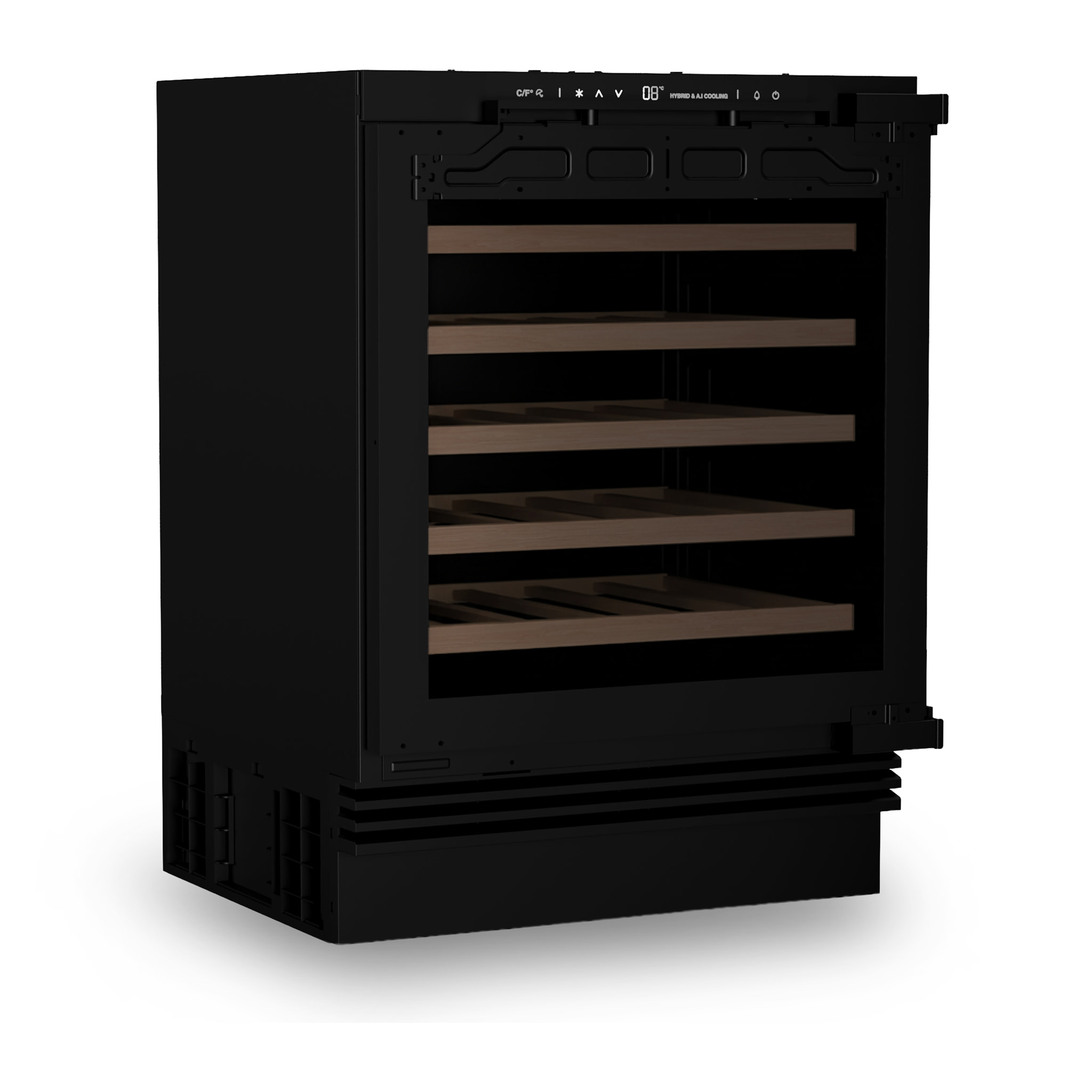 Vinoteca encastrable e integrable 48 botellas, 134 L, LES PETITS CHAMPS, temperatura regulable 5–22 °C