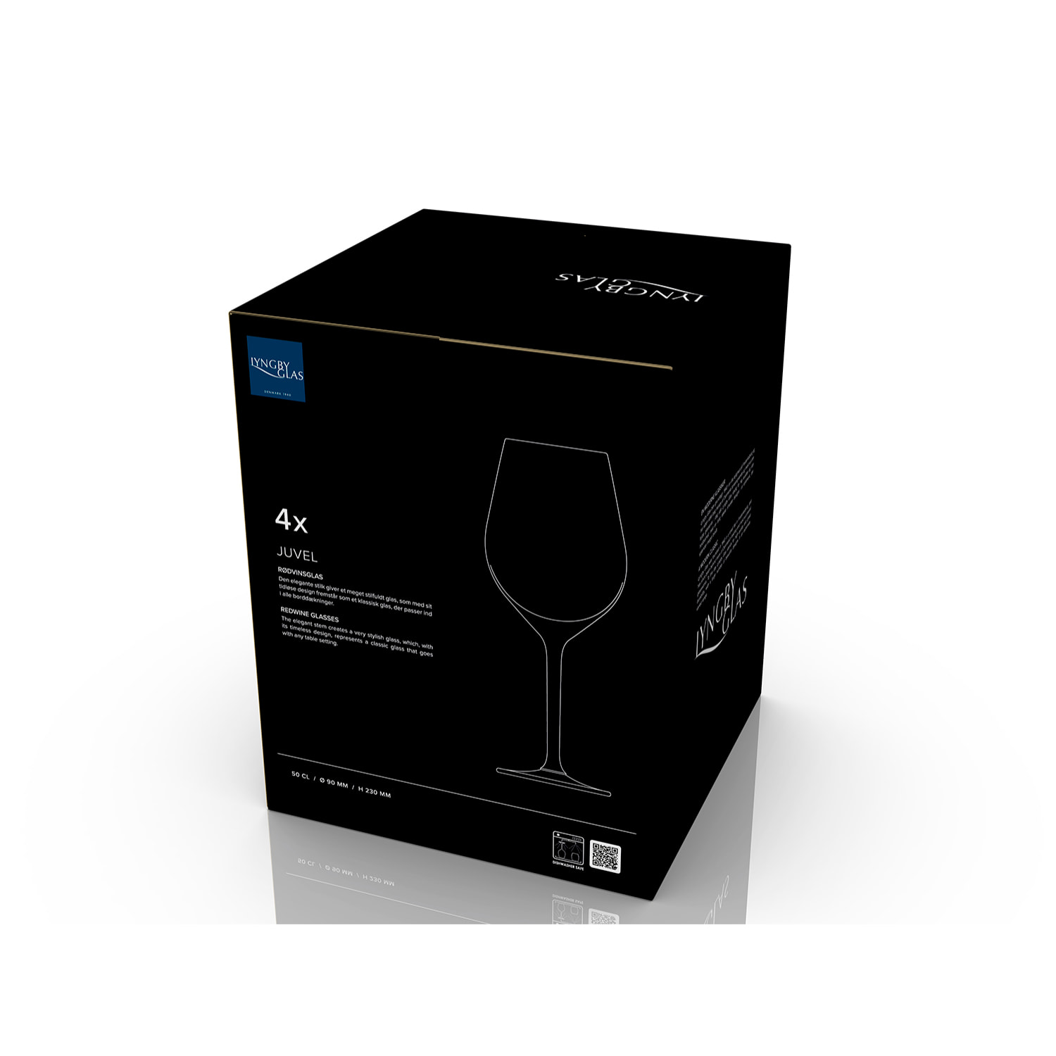 Set de 4 verres à vin rouge Juvel 50 cl