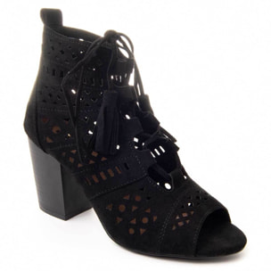 Zapatos de Tacón - Negro - Altura: 8 cm