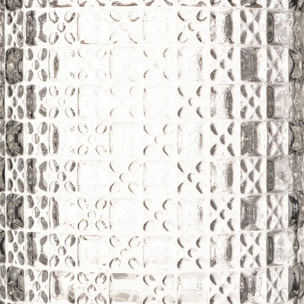 Photophore "Tropiques" verre H13cm