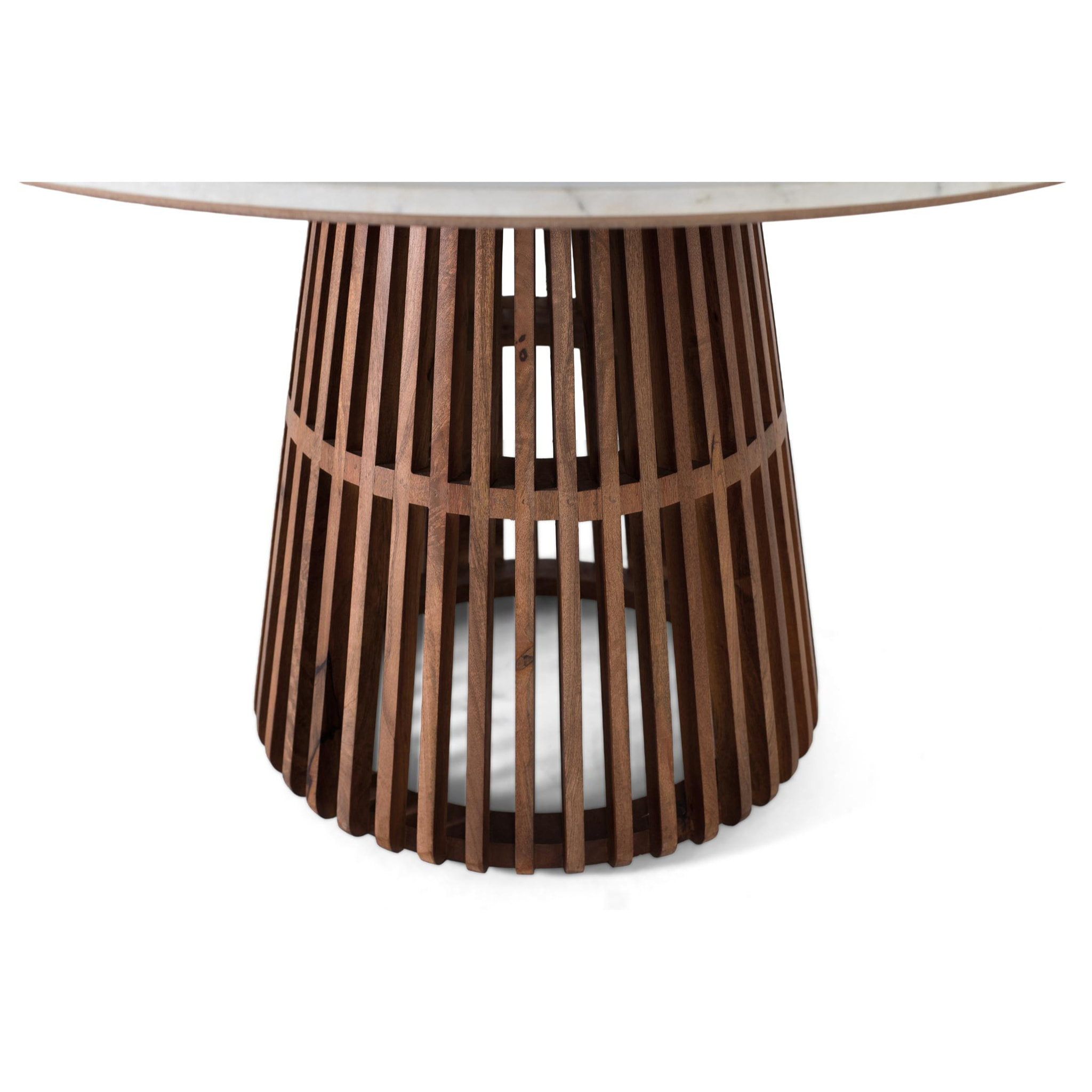 Mesas de Comedor de Mármol 120 Cm Estilo Natural Elegante