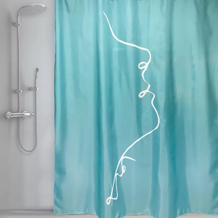 RIDEAU DE DOUCHE POLYESTER 180X200CM JADE