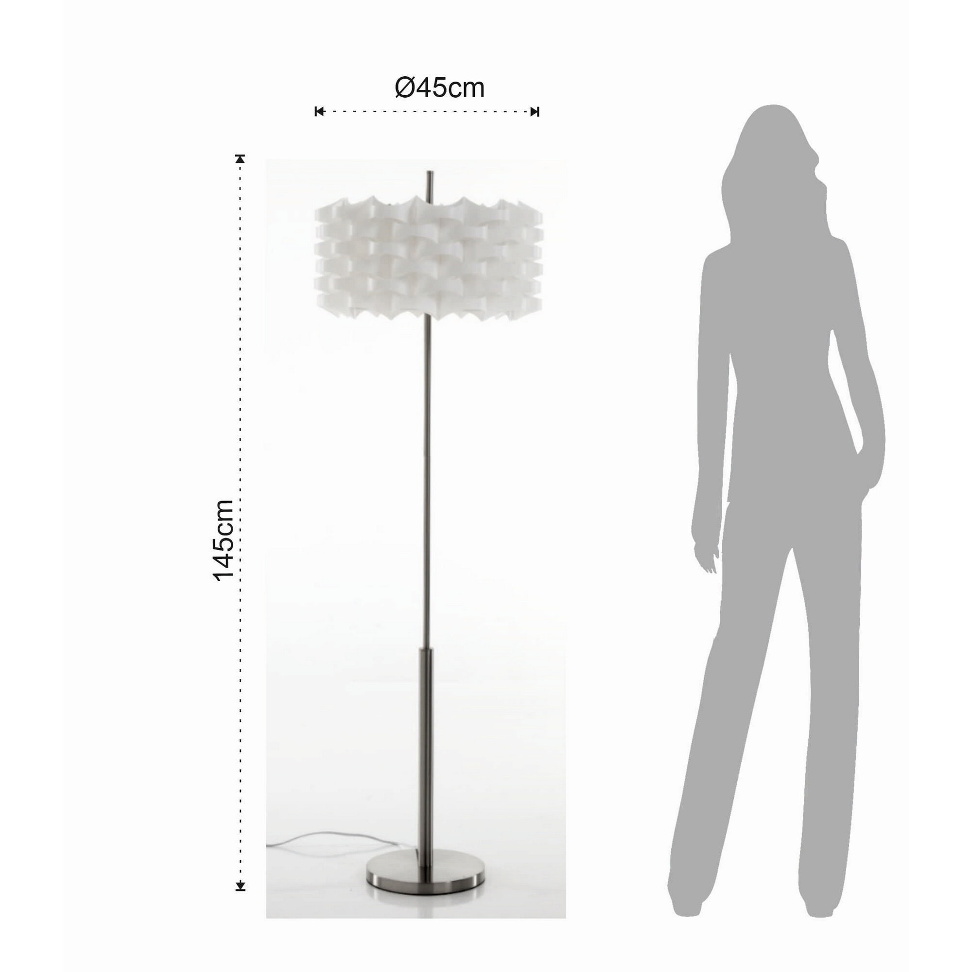 Tomasucci Lampadaire ARCA Blanc