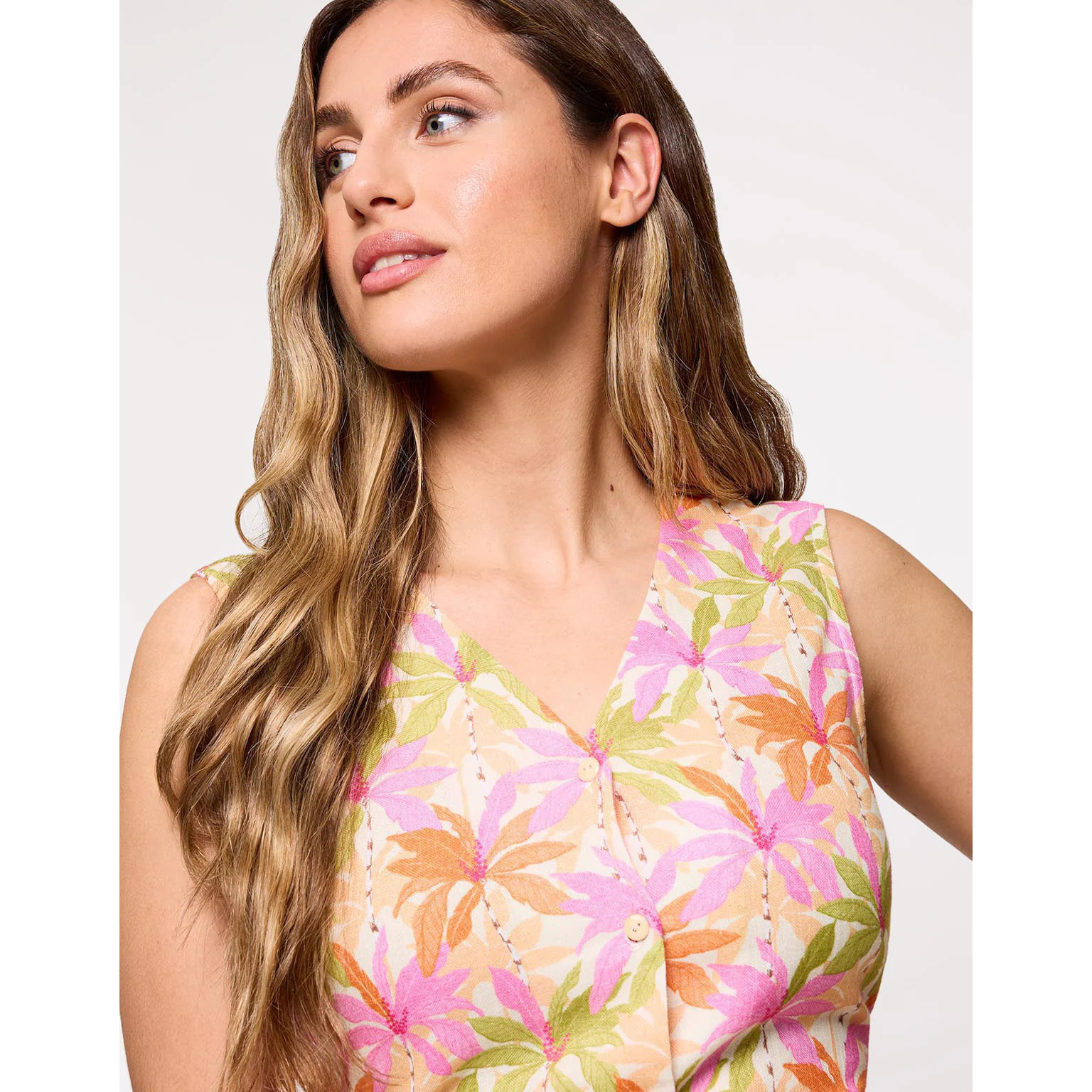 Vestido Midi Multicolor - Clarina