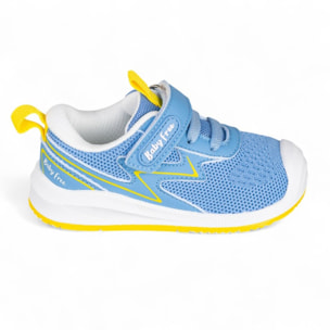 DEPORTIVA BAREFOOT BABY FREE RAYO TEXTIL AZUL