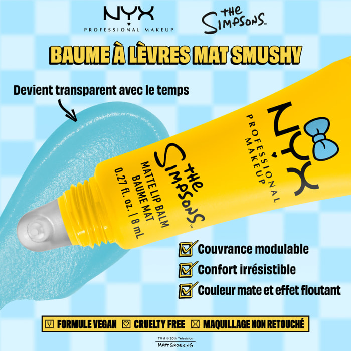 NYX Professional Makeup Collection Limitée The Simpsons Smushy PEEKABOO BLUE