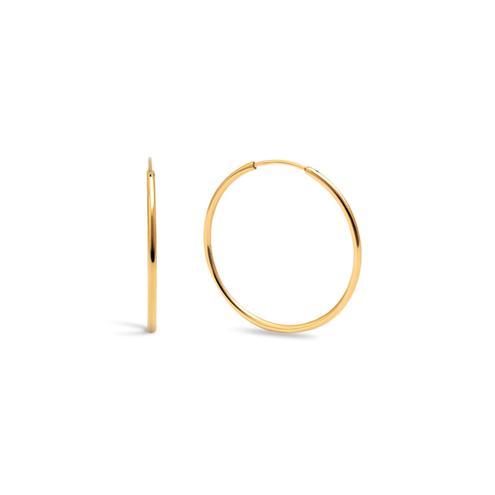 Orecchini Maria L Acciao Placcato Oro