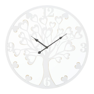 OROLOGIO DA PARETE HEART/TREE CHARME1921 BIANCO