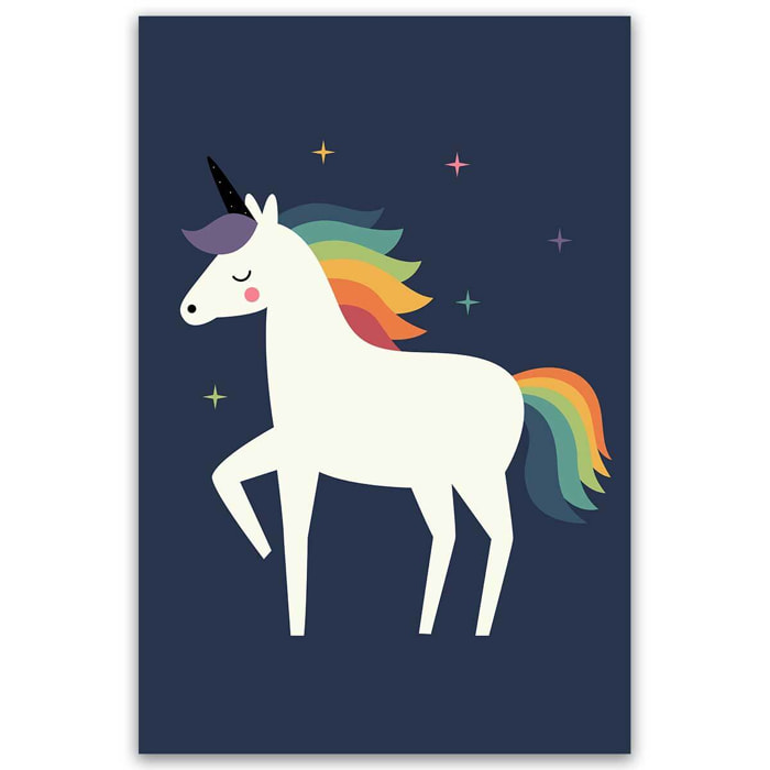 Affiche étoilée colorée Affiche seule