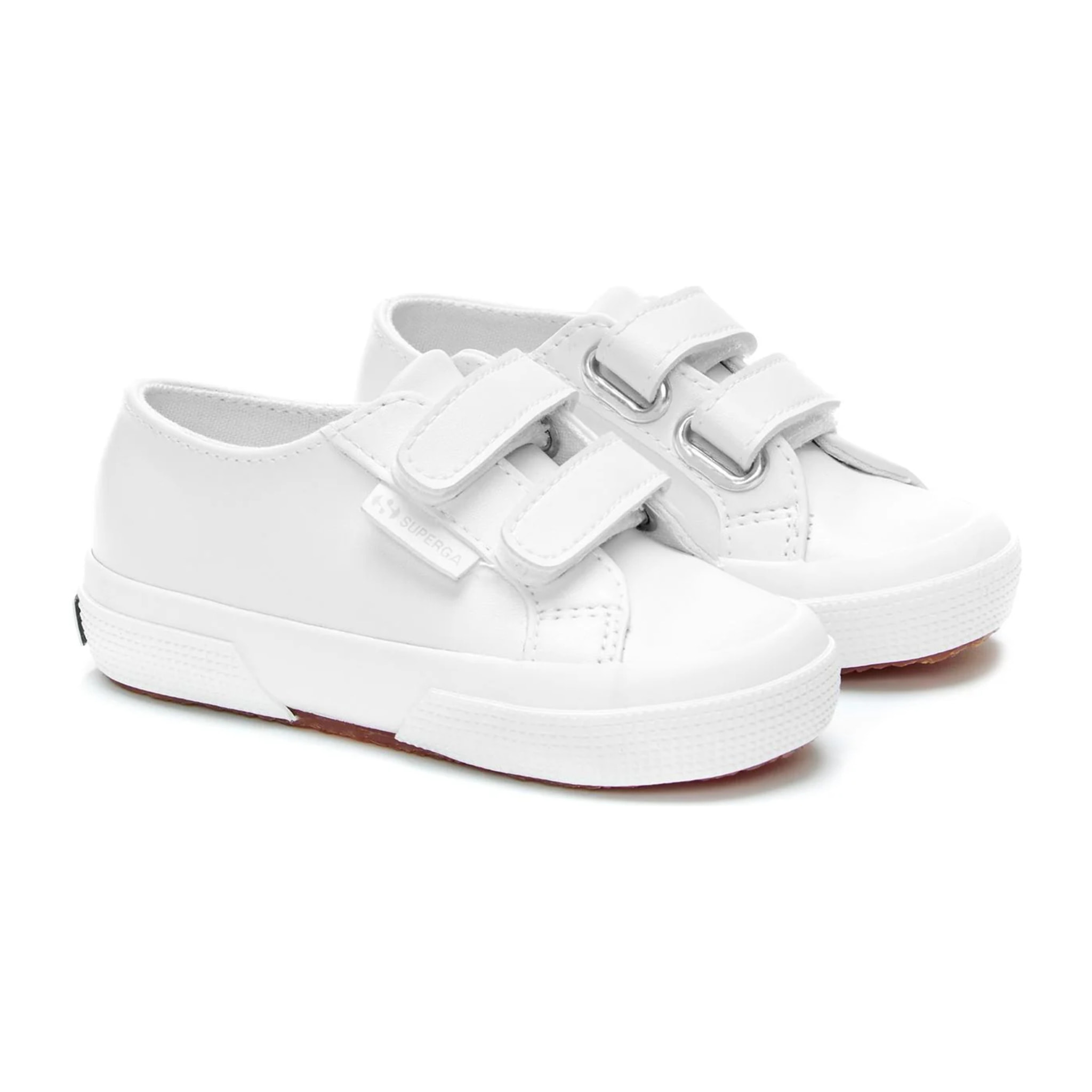 Le Superga Bambino/A Bianco 2750 KIDS STRAPS VEGAN MATERIAL