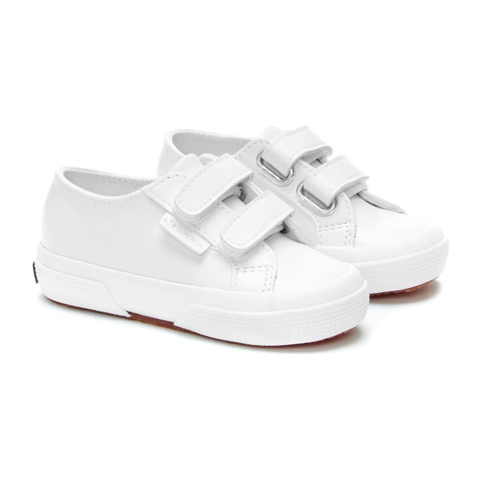 Le Superga Bambino/A Bianco 2750 KIDS STRAPS VEGAN MATERIAL