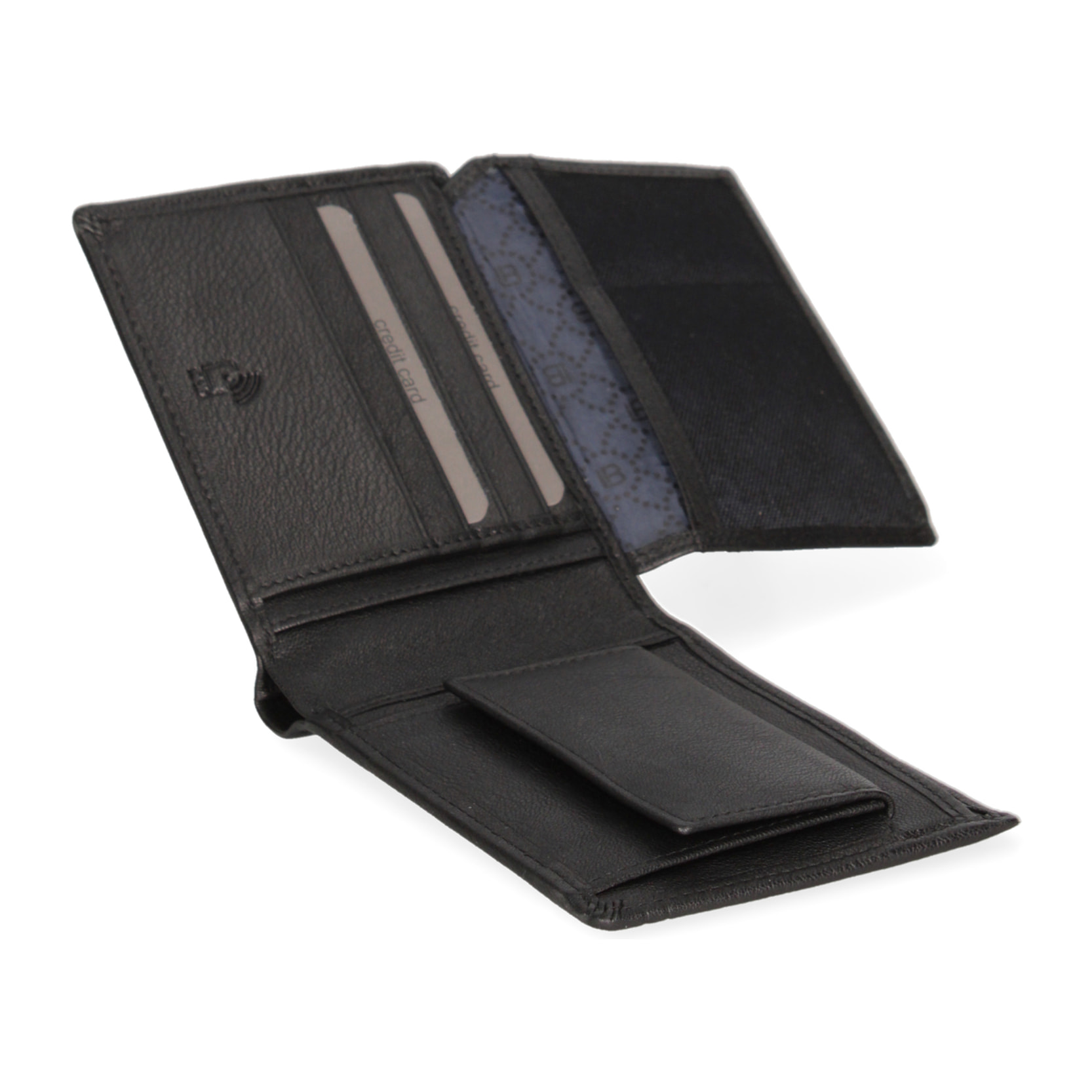 Portafoglio uomo vera pelle - Modello Araldo Prime - Casual - 12.0 x 10.0 x 2.5 cm