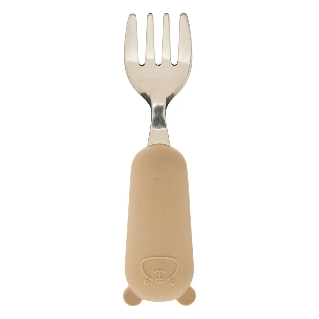 Set couverts cuillère et fourchette Yum l.16,5cm beige