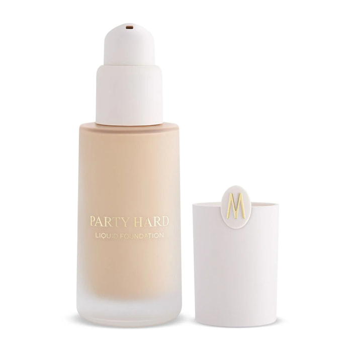 PARTY HARD Fondotinta fluido vegan friendly dal finish luminoso e naturale