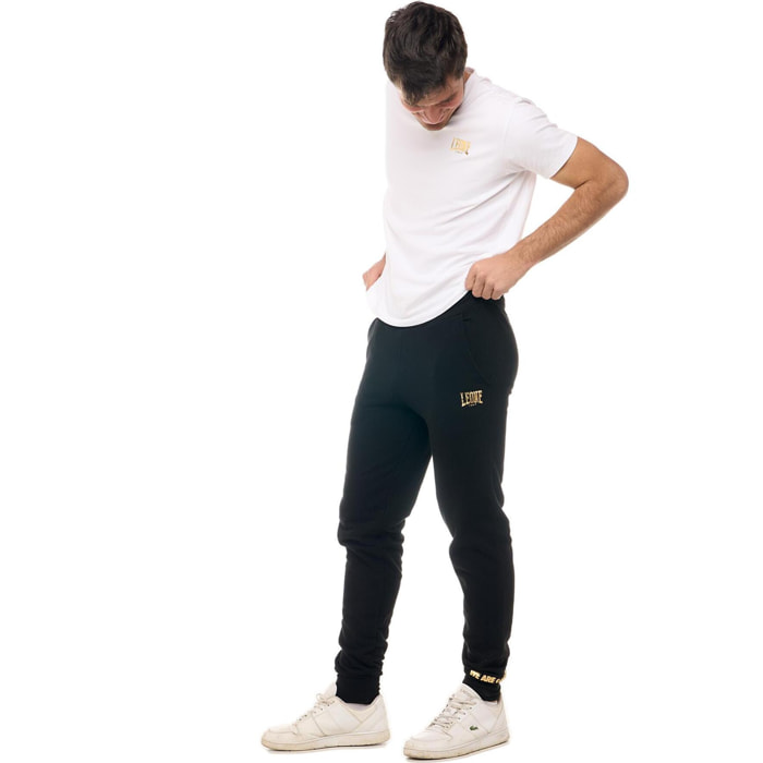 Pantaloni sportivi da uomo con polsino non Felpeti Leone New Gold