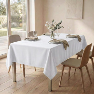 Tovaglia ajour in cotone - BIANCO
