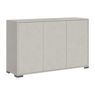 Buffet bas 3 portes 130x40x83 cm Lumina cachemire