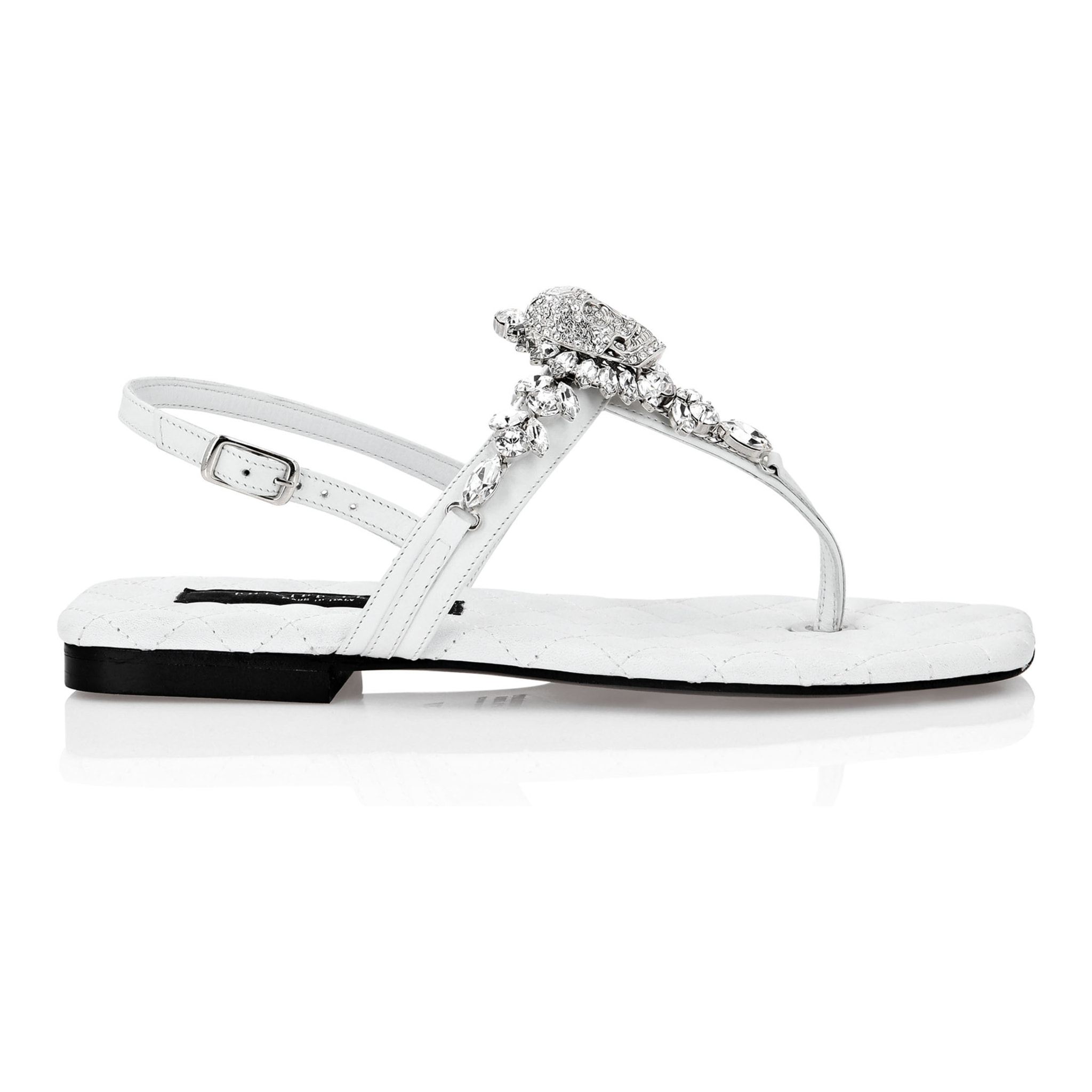 PHILIPP PLEIN Sandalias planas SKULL