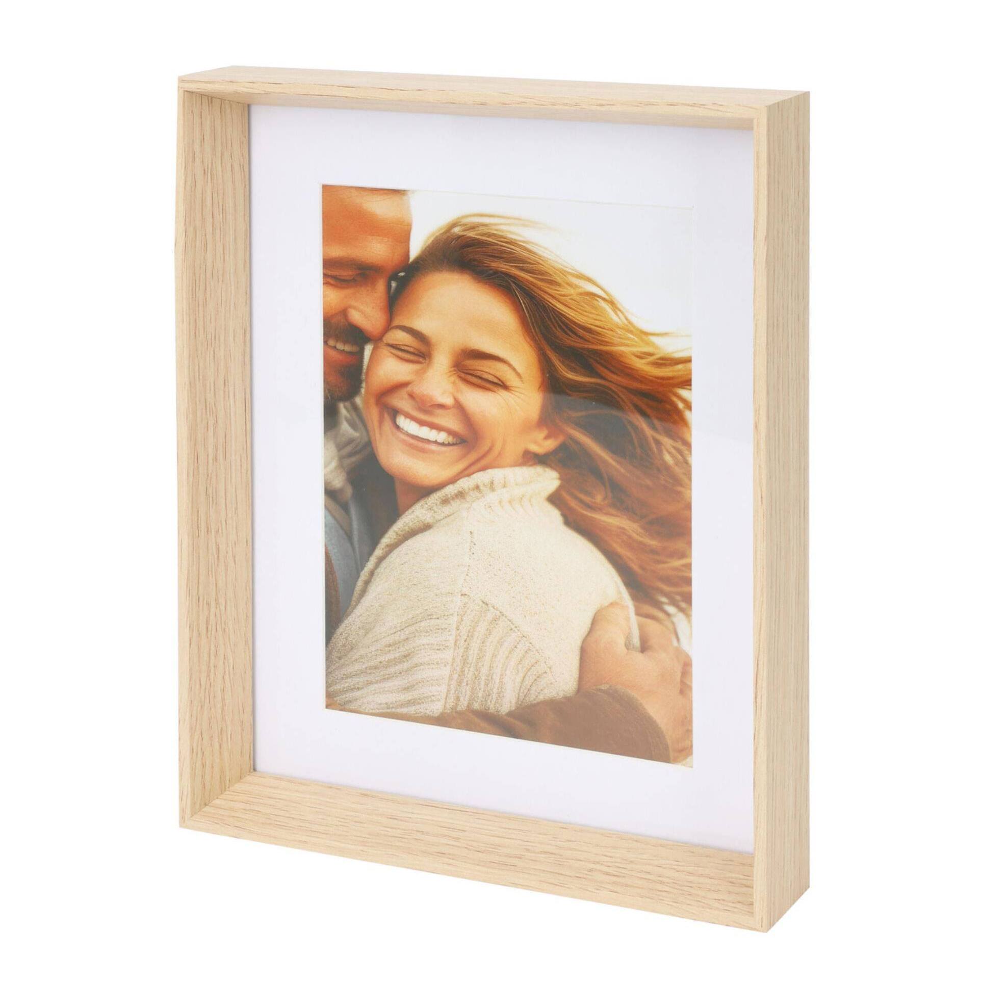 Marco de fotos de MDF y cristal